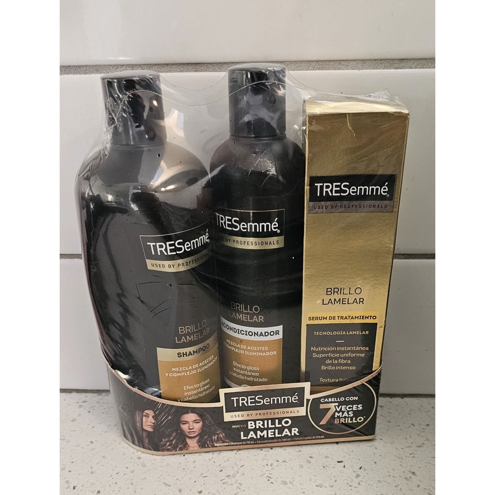Tresemme Brillo Lamelar Shampoo Conditioner Hair Treatment Set New